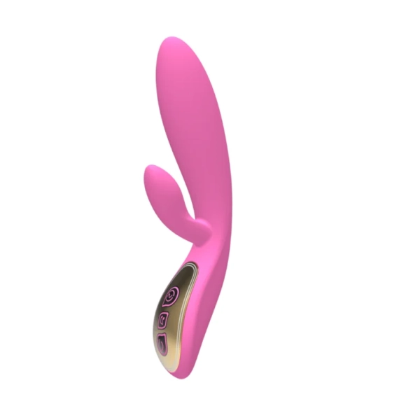 MVE2011 Vibrador ponto G com motores duplos e receptor de voz