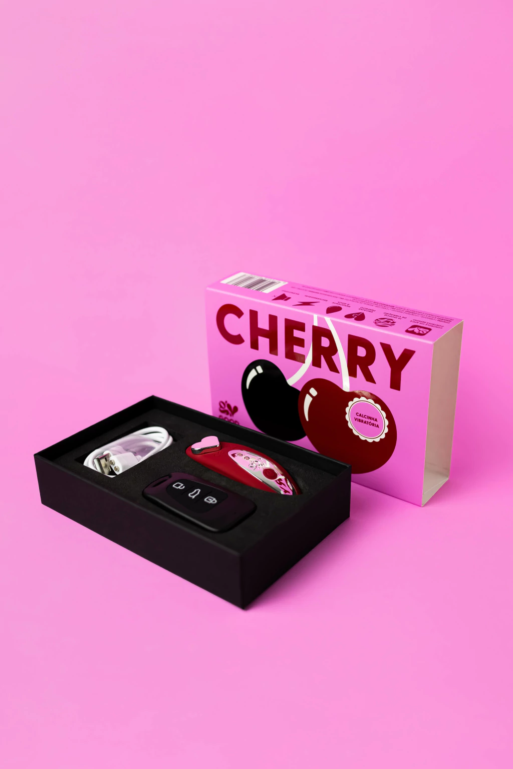 Cherry Calcinha Vibratória com Controle de Carro e App