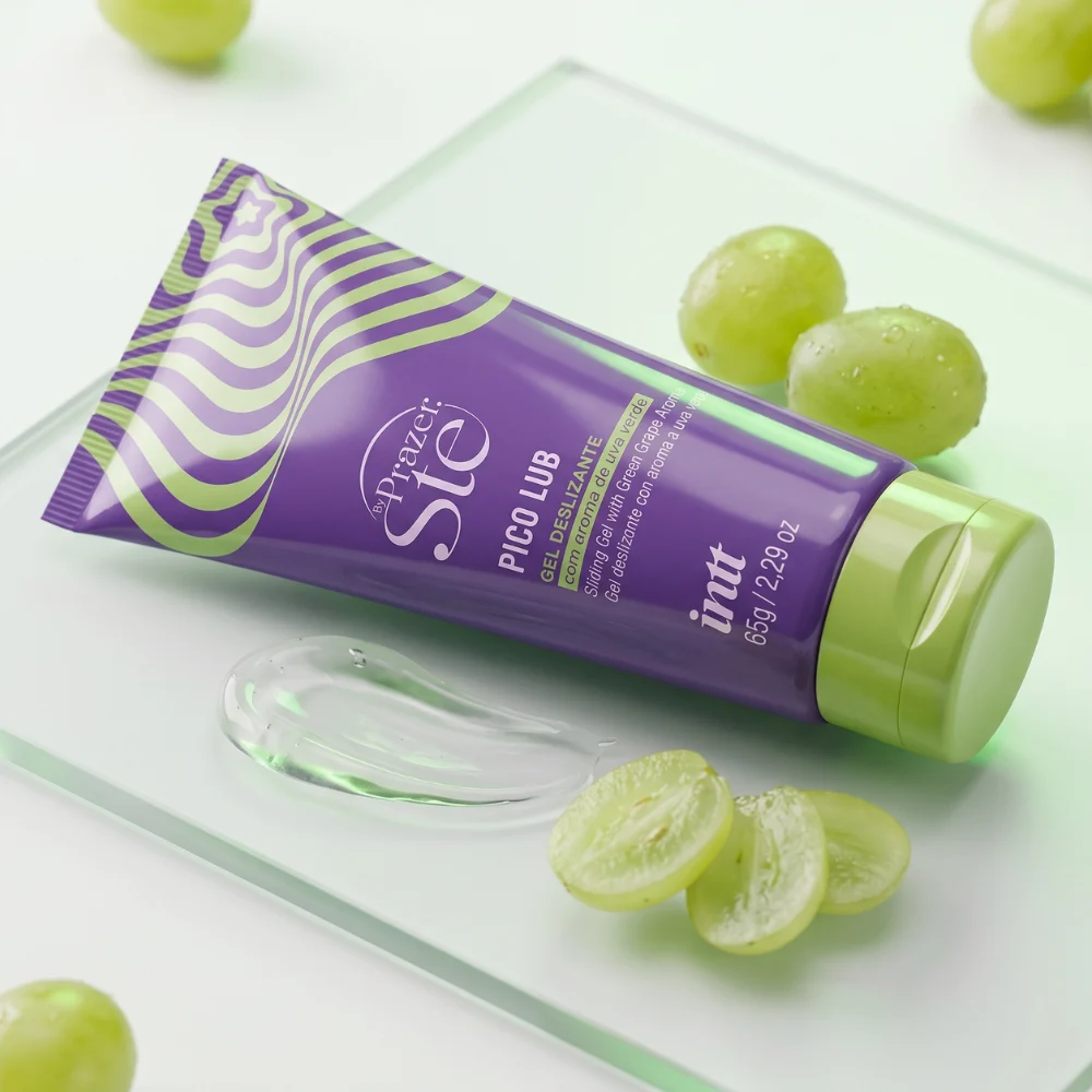 Pico Lub by prazer sté gel deslizante com aroma de uva verde – 65g - Imagem 3